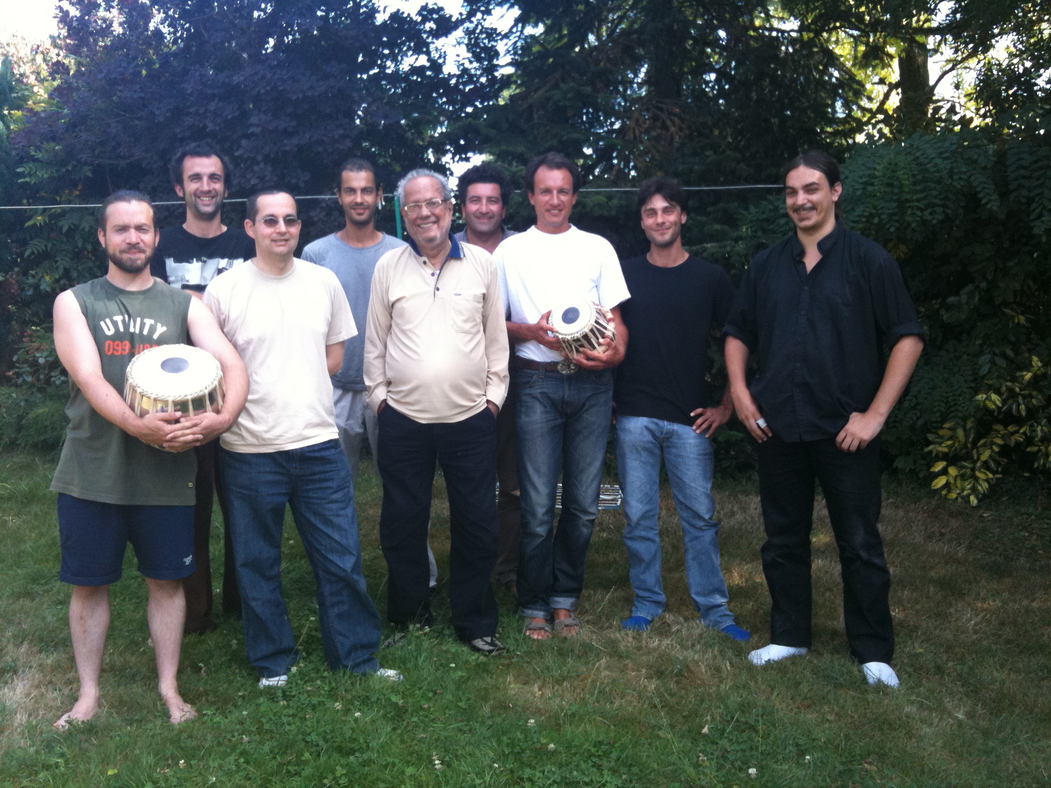 Avec Gurudji Pandit Shankar Ghosh